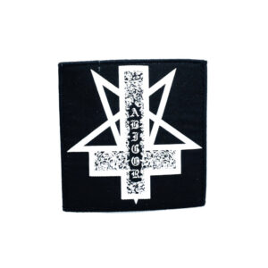 Abigor | pentagram cross logo | patch
