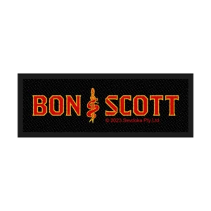 AC/DC | Bon Scott - brother snake logo | midi stripe patch
