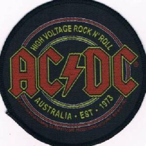 AC/DC | high voltage rock n' roll | patch