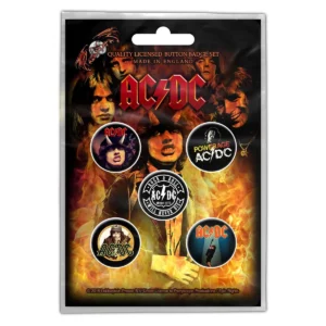 AC/DC | highway to hell | button set