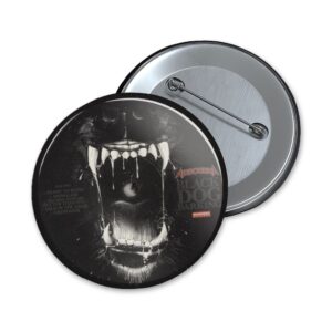 Airbourne | black dog barking | button - 32mm
