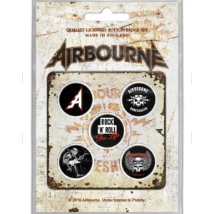 Airbourne | boneshaker | button set