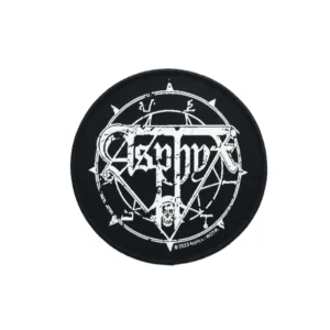Asphyx | sigil - black border | patch