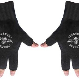 Avenged Sevenfold | deathbat logo | fingerless gloves