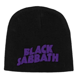 Black Sabbath | purple logo embroidered | beanie