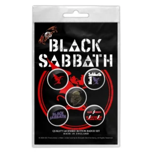 Black Sabbath | red devil | button set