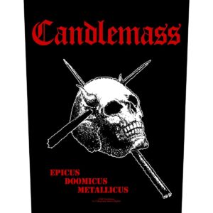 Candlemass | epicus doomicus metallicus | backpatch