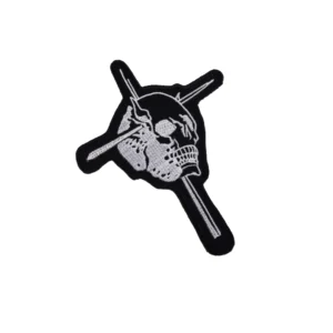 Candlemass | skull | cutout patch