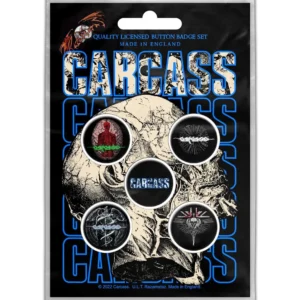 Carcass | necro head | button set