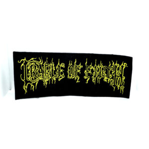 Cradle Of Filth | yellow logo | stripe patch