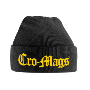 Cro-Mags | yellow logo | ski beanie
