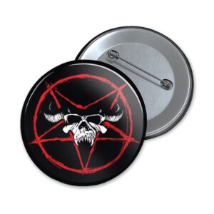 Danzig | pentagram skull | button -32mm