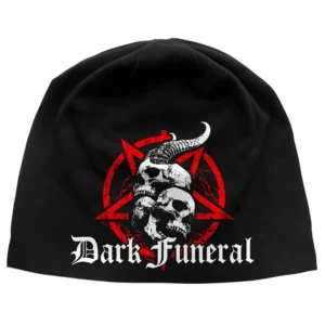 Dark Funeral | skulls & pentagram | jersey beanie
