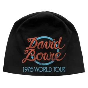 David Bowie | 1978 world tour logo | jersey beanie