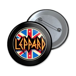 Def Leppard | flag logo | button - 32 mm