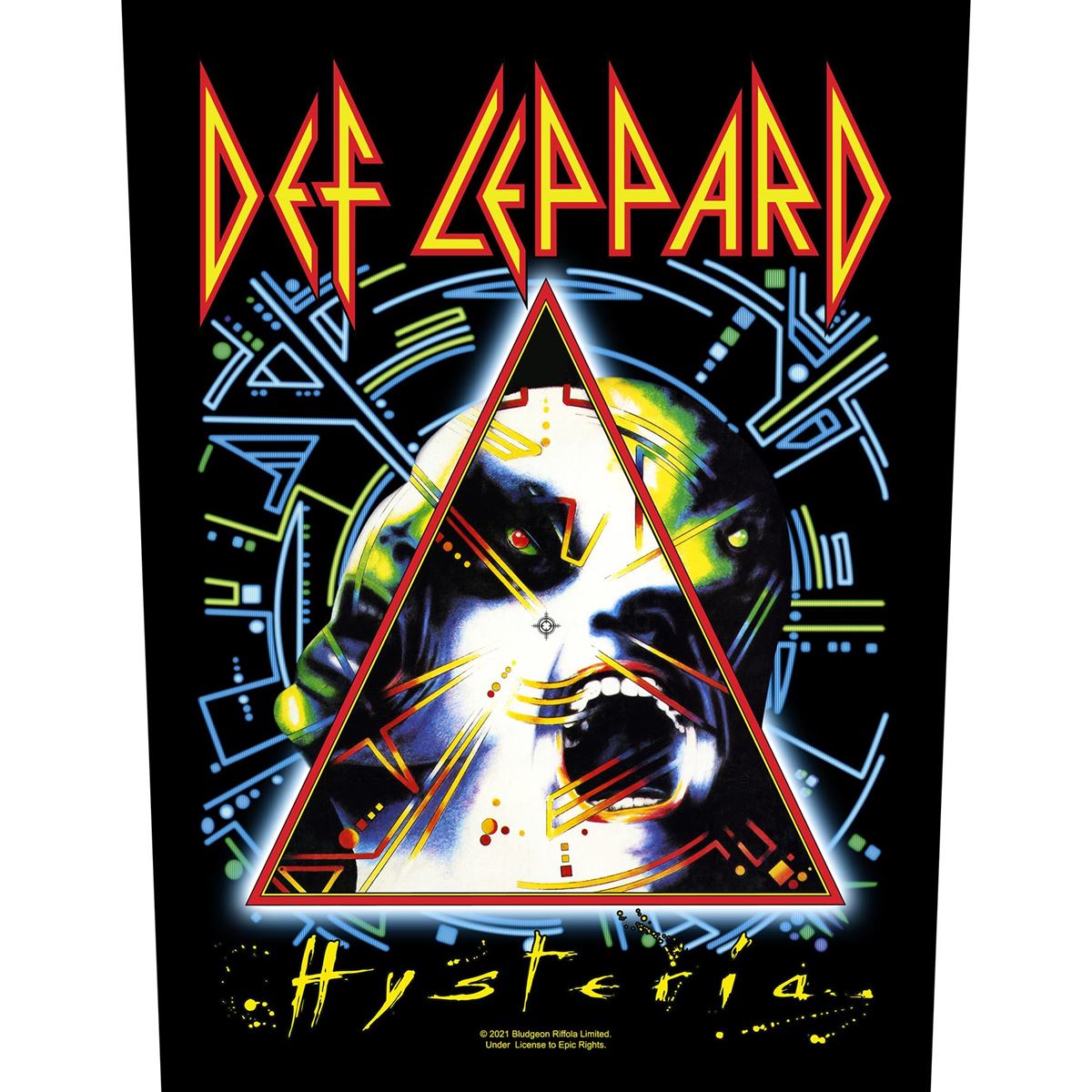 Def Leppard | hysteria | backpatch