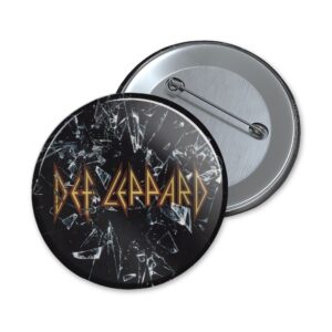 Def Leppard | shattered logo | button - 32 mm