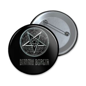 Dimmu Borgir | pentagram logo | button - 32 mm