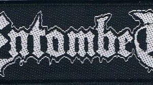 Entombed | white logo | patch