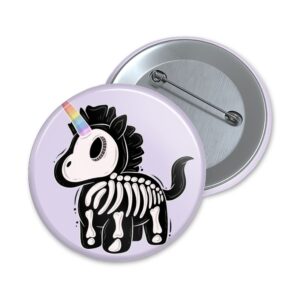 Unicorn skeleton | button - 32mm