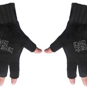 Iron Maiden | logo | fingerless gloves