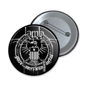 Lamb Of God | pure American metal | button - 32 mm