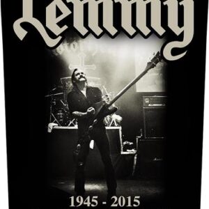 Motörhead | Lemmy - born to lose. lived to win 1945-2015 | backpatch