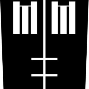 Marilyn Manson | cross logo | backpatch