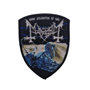 Mayhem | grand declaration of war - black border | patch