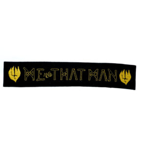Me And That Man | logo | stripe patch
