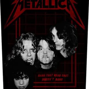 Metallica | bang that head that doesn't bang | backpatch