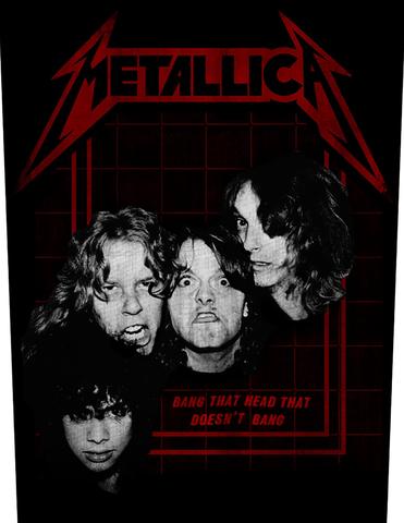 Metallica | bang that head that doesn't bang | backpatch
