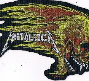 Metallica | flaming skull | cutout patch