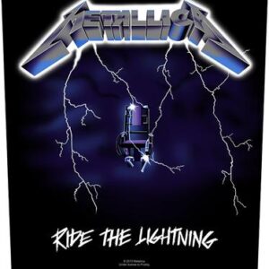 Metallica | ride the lightning | backpatch (c) 2013