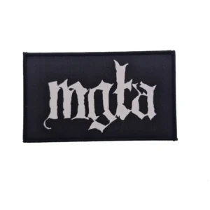 Mgla | white logo | patch