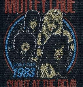 Mötley Crüe | shout at the devil world tour 1983 | patch