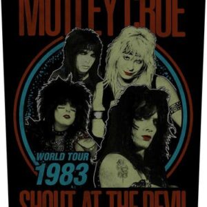 Mötley Crüe | shout at the devil - world tour 1983 | backpatch