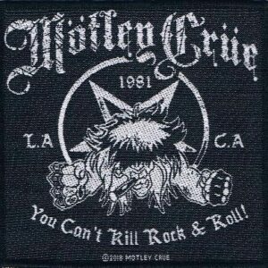 Mötley Crüe | you can't kill rock & roll | patch