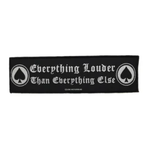 Motörhead | everything louder than everything else | stripe patch (c) 2010
