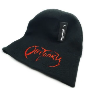 Obituary | logo | beanie