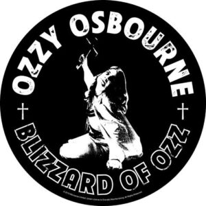 Ozzy Osbourne | blizzard of ozz | backpatch