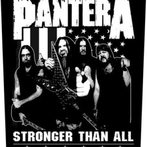 Pantera | stronger than all - band photo | backpatch