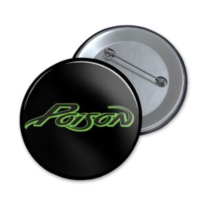 Poison | logo | button - 32 mm