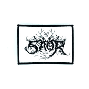 Saor | white logo | patch