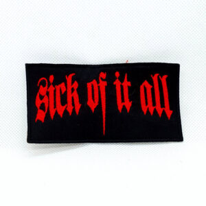 Sick Of It All | logo | patch