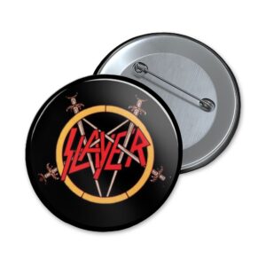Slayer | pentagram | button - 32 mm