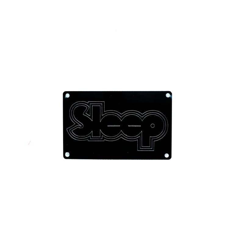 Sleep | logo | metal patch