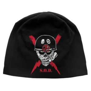 S.O.D. (Stormtroopers Of Death) | scrawled lightning | jersey beanie