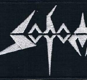 Sodom | white logo | patch