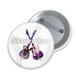 Status Quo | guitars | button - 32 mm